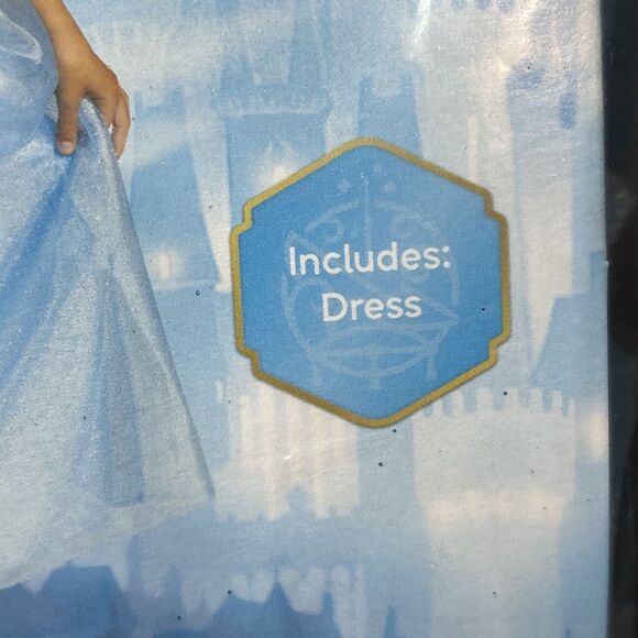 Disney Princess Cinderella Deluxe Child Costume By Disguise Size S 6 6X NEW - Picture 7 of 8